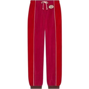Gucci, Dames, Broeken, Rood, Maat: L
