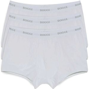 Boggi Milano - Boxershorts - Wit - Stretch Katoen Jersey - Set van Drie