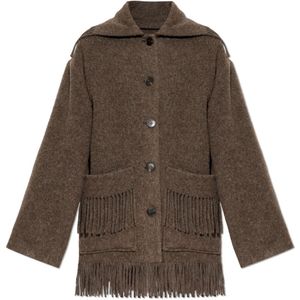 By Malene Birger, Dames, Jassen, Bruin, Maat: XS Wol,