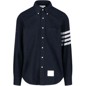 Thom Browne, Heren, Overhemden, Blauw, Maat: L