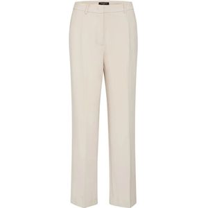 Bruuns Bazaar, Dames, Broeken, Beige, Maat: L Wol,