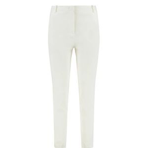 Pinko, Dames, Broeken, Wit, Maat: S Linnen,
