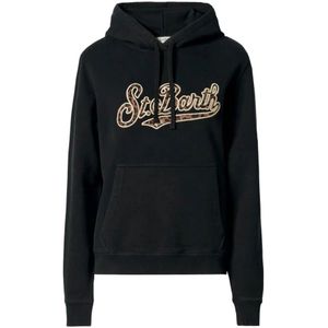 MC2 Saint Barth, Dames, Sweatshirts & Hoodies, Zwart, Maat: S Katoen,