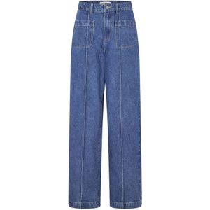 Lollys Laundry, Dames, Jeans, Blauw, Maat: XS Katoen,