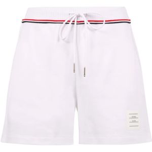 Thom Browne, Dames, Korte broeken, Wit, Maat: 2XS Katoen,