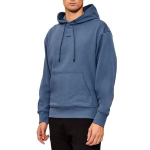 Hugo Boss - Wesmallhood - Hoodie - Blauw - Franse Badstof Fleece