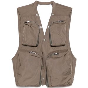 Rick Owens, Heren, Jassen, Bruin, Maat: M