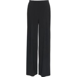 Norma Kamali, Dames, Broeken, Zwart, Maat: S