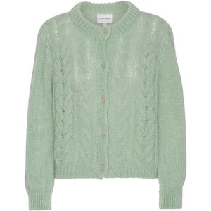 Americandreams, Dames, Truien, Groen, Maat: S Wol,