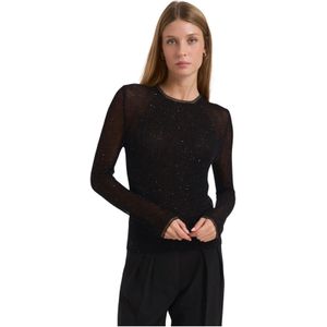 Iro, Dames, Truien, Zwart, Maat: M Wol,