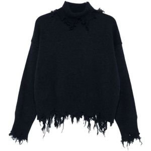 Seafarer, Dames, Truien, Zwart, Maat: M Wol,