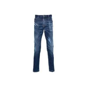 Dsquared2 Pantalon 5 Zakken Jeans , Blue , Heren , Maat: S