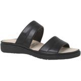 Ganter - Evi - Muiltjes - Zwart - Glad Leer