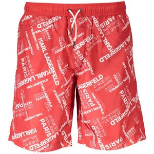 Karl Lagerfeld, Heren, Badkleding, Rood, Maat: S