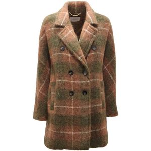 Marella, Dames, Mantels, Veelkleurig, Maat: M Wol,