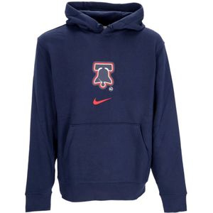 Nike, Heren, Sweatshirts & Hoodies, Blauw, Maat: XS Katoen,