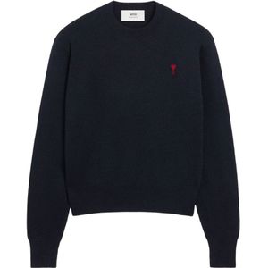 Ami Paris, Heren, Truien, Blauw, Maat: S