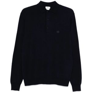 Etro, Heren, Tops, Blauw, Maat: M Wol,