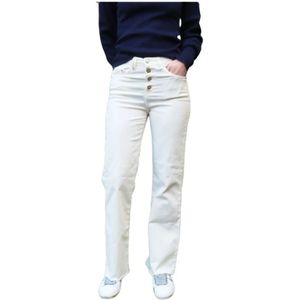Islow, Dames, Broeken, Wit, Maat: W24 Katoen,
