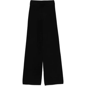 Max Mara Studio, Dames, Broeken, Zwart, Maat: XS