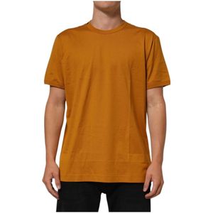 Dolce & Gabbana, Heren, Tops, Bruin, Maat: 4XL Katoen,