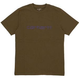 Carhartt Wip, Heren, Tops, Groen, Maat: XL Katoen,