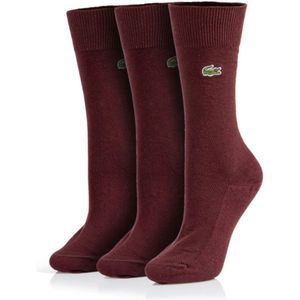 Lacoste - Sokken 3-Pack - Rood - Katoen