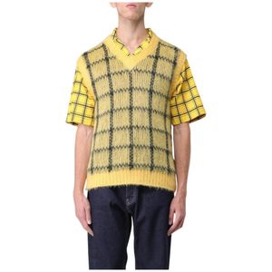 Marni, Heren, Truien, Geel, Maat: M Mohair,