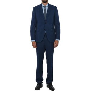 Hugo, Heren, Pakken, Blauw, Maat: M Leer,