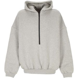 Fear Of God, Heren, Sweatshirts & Hoodies, Grijs, Maat: M Katoen,