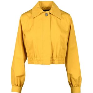 Weekend Max Mara, Dames, Jassen, Geel, Maat: S Katoen,