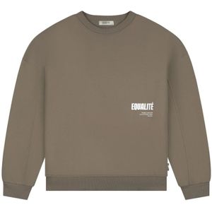 Equalite, Heren, Sweatshirts & Hoodies, Beige, Maat: M