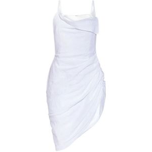 Jacquemus, Dames, Jurken, Wit, Maat: M Viscose,