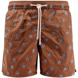 Saint Barth, Heren, Badkleding, Bruin, Maat: XL