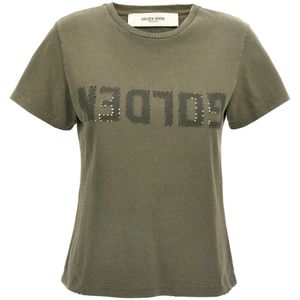 Golden Goose, Dames, Tops, Groen, Maat: L Katoen,