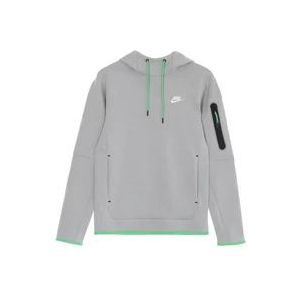 Nike Tech Fleece Pullover Hoodie , Gray , Heren , Maat: XL