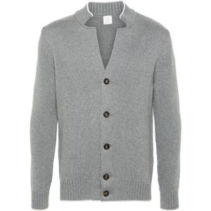 Eleventy, Heren, Truien, Grijs, Maat: XL Wol,