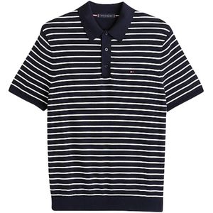 Tommy Hilfiger - Klassieke Katoenen Polotrui - Blauw - Heren