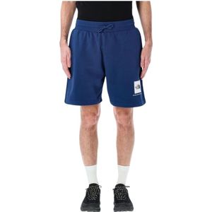 The North Face, Heren, Korte broeken, Blauw, Maat: S Katoen,