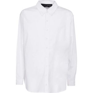 Isabel Benenato, Heren, Blouses & Shirts, Wit, Maat: L Katoen,