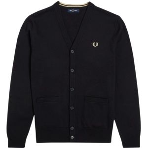 Fred Perry, Heren, Truien, Zwart, Maat: M