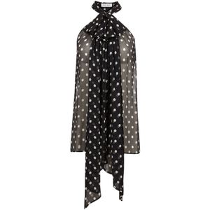 Nina Ricci, Dames, Tops, Zwart, Maat: S