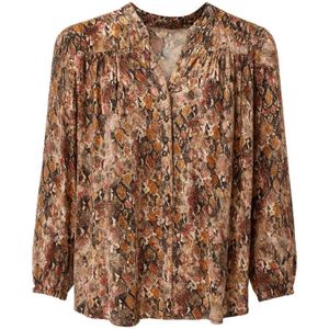 2-Biz, Dames, Blouses & Shirts, Veelkleurig, Maat: M