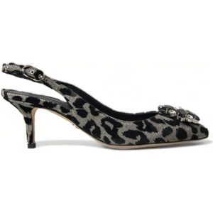 Dolce & Gabbana, Dames, Schoenen, Grijs, Maat: 37 EU