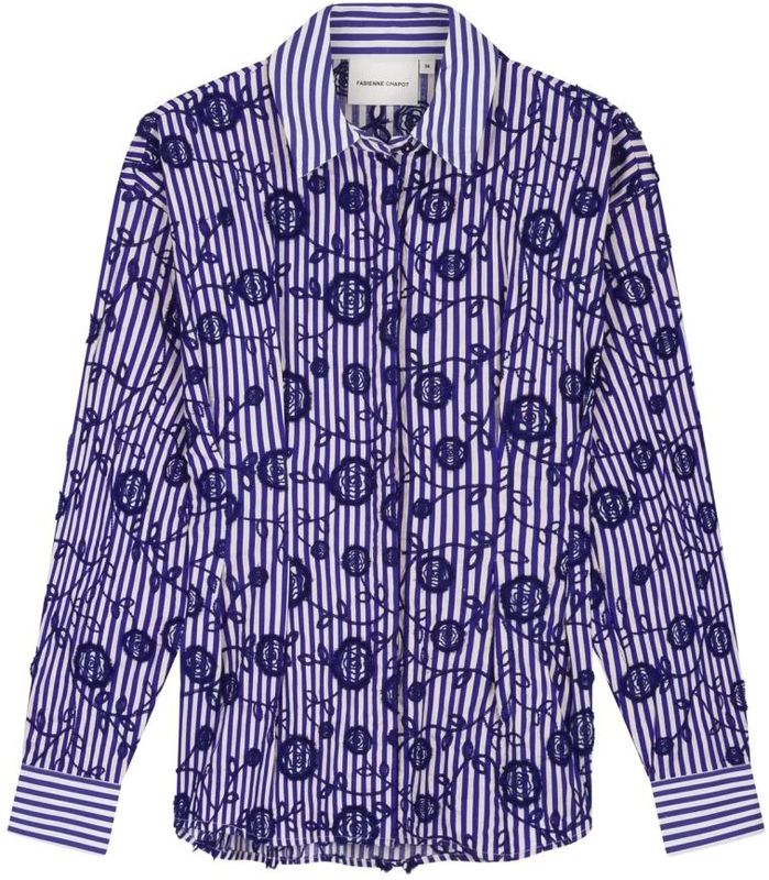 Fabienne Chapot - Blouse - Blauw - Biologisch Katoen