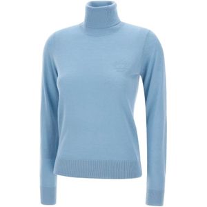 Iceberg, Dames, Truien, Blauw, Maat: M Wol,