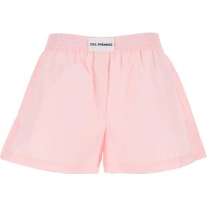 DES Phemmes, Dames, Korte broeken, Roze, Maat: XL Katoen,