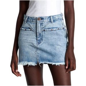 One Teaspoon, Dames, Rokken, Blauw, Maat: W23 Denim,