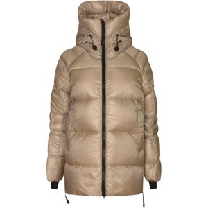 Canada Goose, Dames, Jassen, Geel, Maat: M Leer,