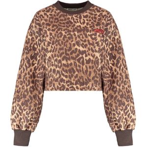 Harper & Yve, Dames, Sweatshirts & Hoodies, Bruin, Maat: XS